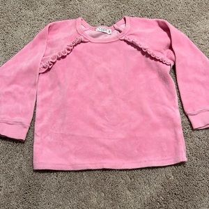 Cozii 18-24 month pink velour sweatsuit